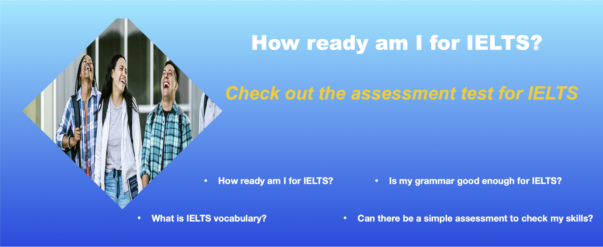 Free IELTS Assessment Banner